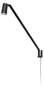 Fali Lámpa Nemo Lighting, dimmable, Fekete, Nappali, Alumínium