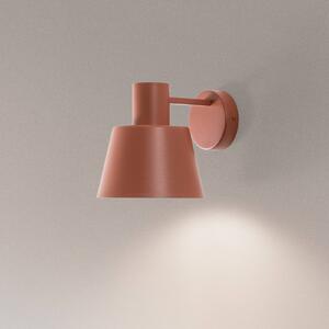 SIGMA Dunka fali világítás, téglavörös, 1 izzóval, acél, magasság 17 cm, dimmelhető, Piros, Nappali / Étkező, fém, Modern