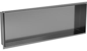 Mexen X-Wall-NR keret nélküli fali polc, 90 x 30 cm, szálcsiszolt pisztolyszürke - 19E1903010