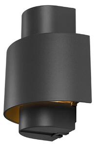 Photoni Cyl Kültéri Fali Lámpa Cylindrical Black