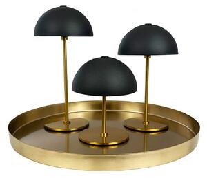 Asztali lámpa Dyberg Larsen, Along, dimmable, Arany / Sárgaréz, Nappali, Fém, Skandináv
