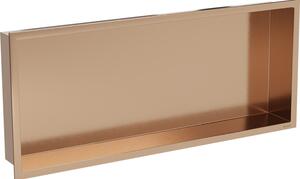 Mexen X-Wall-R falcspolc peremmel 75 x 30 cm, kefeített réz - 19C0753010