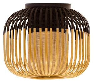 Mennyezeti Lámpa Forestier, Bamboo Light XS, dimmable, Fekete, Nappali, Bambusz, Dizájn