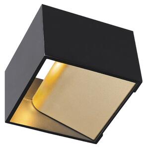 Fali Lámpa SLV, Logs In, dimmable, Fekete, Folyosó, Fém, Modern