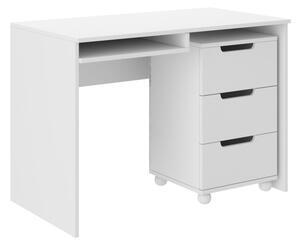 ORINO íróasztal, 110x78x60, fehér