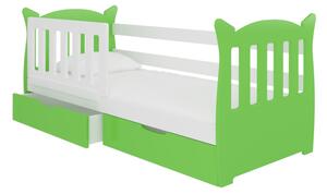 PENA gyerekágy, 160x75, zöld