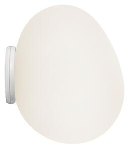 Fali Lámpa Foscarini, Gregg piccola, dimmable, Fehér, Fürdőszoba, Üveg, Dizájn