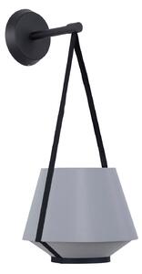 Fali Lámpa Forestier, Carrie XS, dimmable, Szürke, Nappali, Szövet / Textília, Dizájn