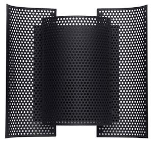 Fali Lámpa Northern, Butterfly perforated, dimmable, Fekete, Nappali, Fém, Dizájn