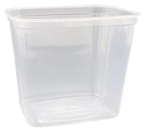Műanyag tál, tetőzhető, 1200 ml, 25 db Svéd (KHMU398)