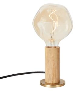 Asztali lámpa Tala, Knuckle, dimmable, Fa, Nappali, Fa