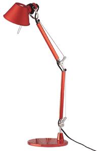 Asztali lámpa Artemide, Tolomeo Micro, Piros, Dolgozószoba / iroda, Fém, Dizájn
