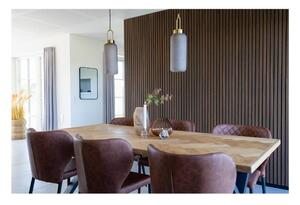 Étkezőasztal tölgyfa dekorral 95x200 cm Bordeaux – House Nordic