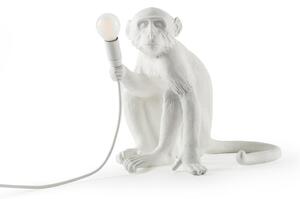 Asztali lámpa SELETTI, Monkey Lamp, Fehér, Nappali, Műanyag, Dizájn