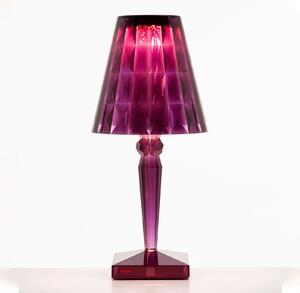 Asztali lámpa Kartell, Big Battery, Lila, Nappali, Műanyag, Dizájn