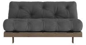 Fekete kinyitható kanapé 160 cm Roots – Karup Design