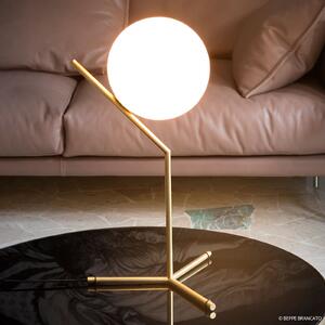 Asztali lámpa FLOS, IC T1, dimmable, Arany / Sárgaréz, Nappali, Fém, Dizájn