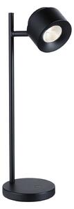 Asztali lámpa Paulmann, Puric Pane I, dimmable, Fekete, Nappali, Fém, Modern