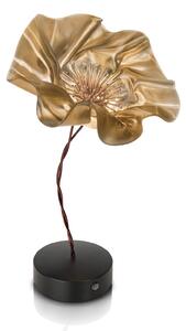 Asztali lámpa Slamp, LaFleur, dimmable, Arany / Sárgaréz, Nappali, Műanyag, Dizájn