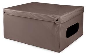 Compactor SMART összecsukható tárolódoboz fedéllel, 50 x 40 x 25 cm, taupe (szürkésbarna), S
