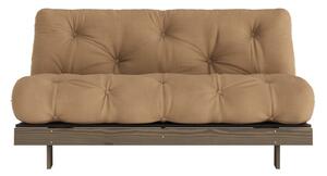 Világosbarna kinyitható kanapé 160 cm Roots – Karup Design