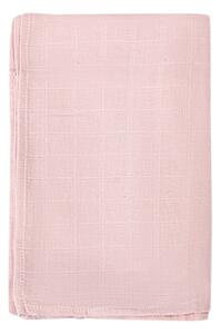 Rózsaszín pamut gyerek takaró 120x120 cm Bebemarin – Mijolnir