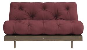 Borvörös kinyitható kanapé 140 cm Roots – Karup Design