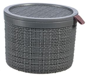 Curver Jute doboz kerek 2L szürke