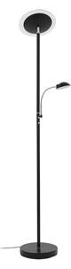 Állólámpa Lindby, MALEA, dimmable, Fekete, Nappali, Fém, Modern