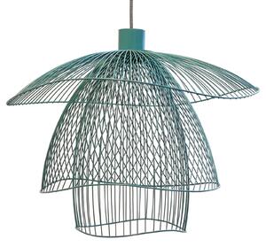 Függőlámpa Forestier, Papillon S, dimmable, Kék, Nappali, Fém, Dizájn