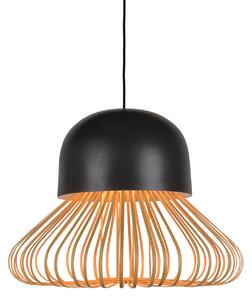 Függőlámpa Forestier, Anemos, dimmable, Fekete, Nappali, Bambusz, Dizájn