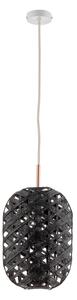 Függőlámpa Forestier, Capsule S, dimmable, Fekete, Nappali, Bambusz, Dizájn