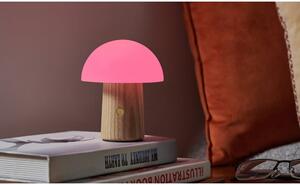 Natúr színű szabályozható asztali lámpa üveg búrával (magasság 13 cm) Alice – Gingko
