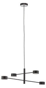 Függőlámpa Nordlux, Clyde, dimmable, Fekete, Konyha, Fém, Modern