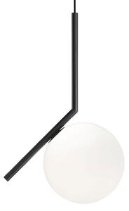 Függőlámpa FLOS, IC S1, dimmable, Fekete, Nappali, Üveg, Dizájn
