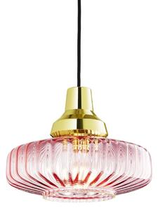Függőlámpa DESIGN BY US, New Wave Optic, dimmable, Rózsaszín / Rosé, Nappali, Alumínium, Dizájn