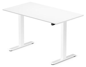 Elektromosan állítható magasságú íróasztal 120x67cm fehér | LVN System Control Flex