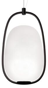 Függőlámpa kdln, Lannà, dimmable, Fekete, Nappali, Üveg, Dizájn