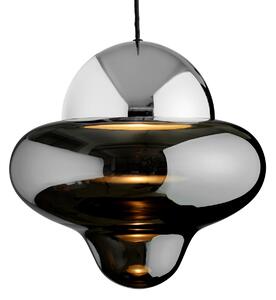 Függőlámpa DESIGN BY US, Nutty XL, dimmable, Szürke, Nappali, Üveg, Dizájn