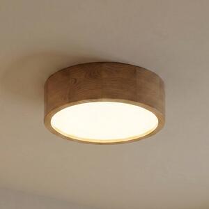 TEMAR LIGHTING Cleo mennyezeti lámpa, Ø 28 cm, 2-lámpás, tölgyfa, E27, dimmelhető, Világos fa, Nappali / Étkező, Fa, Modern