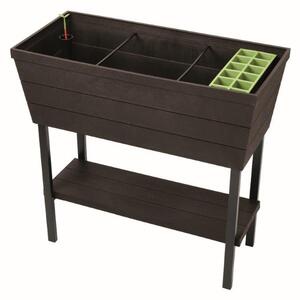 Virágcserép Keter Urban Bloomer 48L whisky barna