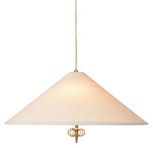 Függőlámpa GUBI, 1967, dimmable, Fehér, Nappali, Szövet / Textília, Dizájn