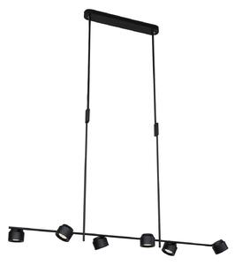 Függőlámpa Paulmann, Puric Pane I, dimmable, Fekete, Nappali, Fém, Modern