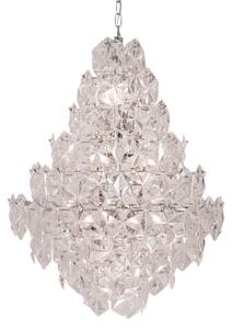 Függőlámpa By Rydéns, Monarque Grande, dimmable, Átlátszó, Nappali, Műanyag, Dizájn