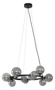 Függőlámpa Lucande, Naelen, dimmable, Szürke, Konyha, Fém, Modern