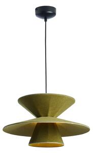 Függőlámpa LOOM DESIGN, Morphic, dimmable, Zöld, Nappali, Szövet / Textília, Modern