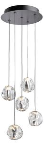 Függőlámpa LOOM DESIGN, Ice Ball, dimmable, Fémes, Nappali, Fém, Modern