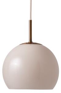 Függőlámpa FRANDSEN, Ball, dimmable, Szürke, Nappali, Üveg, Dizájn