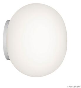 Fali Lámpa FLOS, Mini Glo-Ball, dimmable, Fehér, Nappali, Üveg, Dizájn