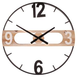 Falióra – 60 cm átmérő, fém és MDF kombináció